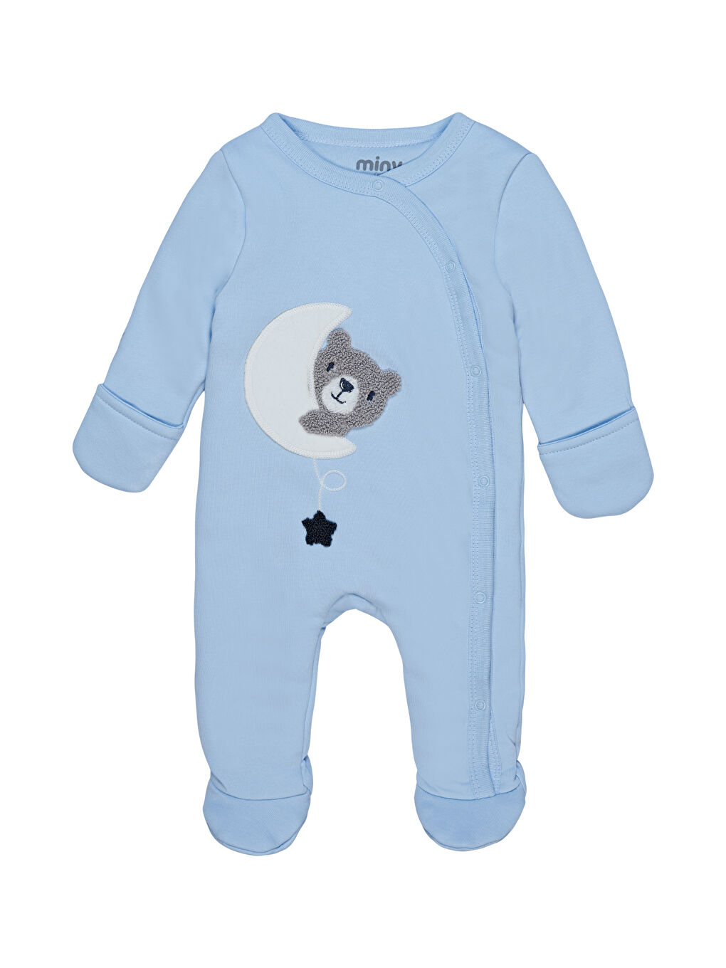 Mavi Erkek Bebek Tulum-1