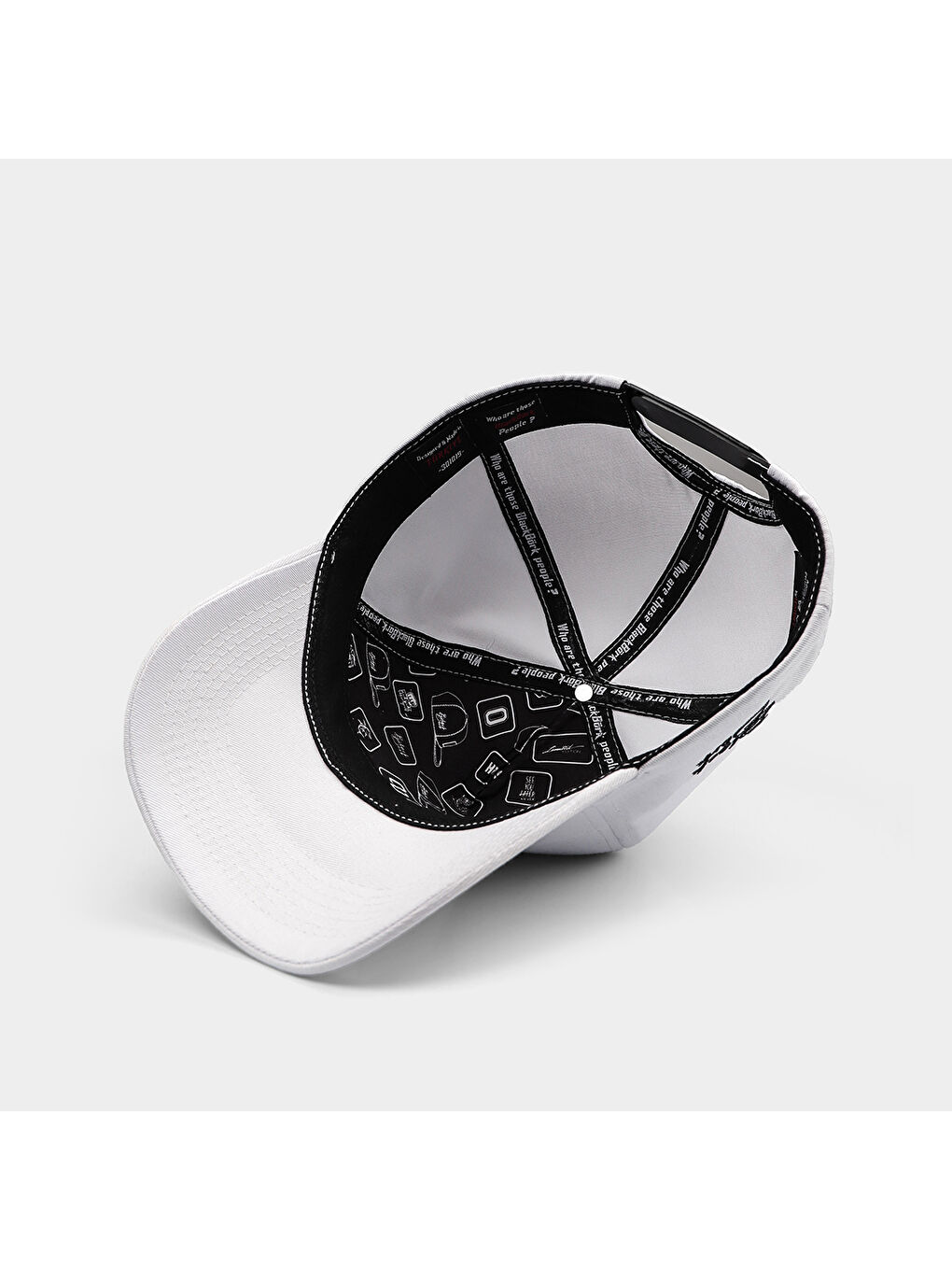 BlackBörk Antrasit V1 Baseball Parmak - 1 Kod Logolu Unisex Beyaz Şapka (Cap) - 2