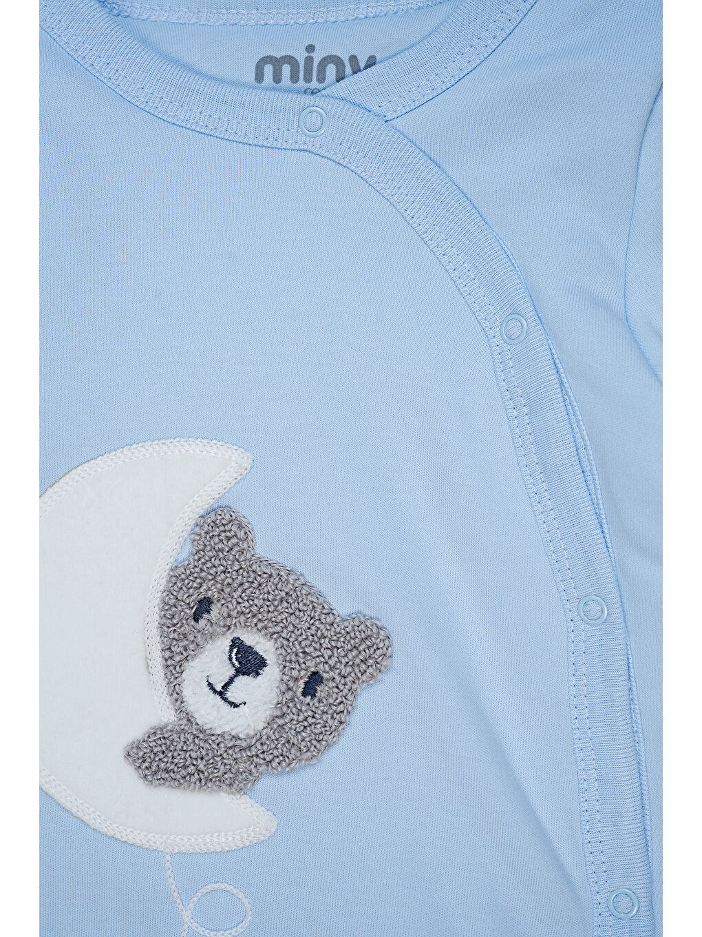 Mavi Erkek Bebek Tulum-3