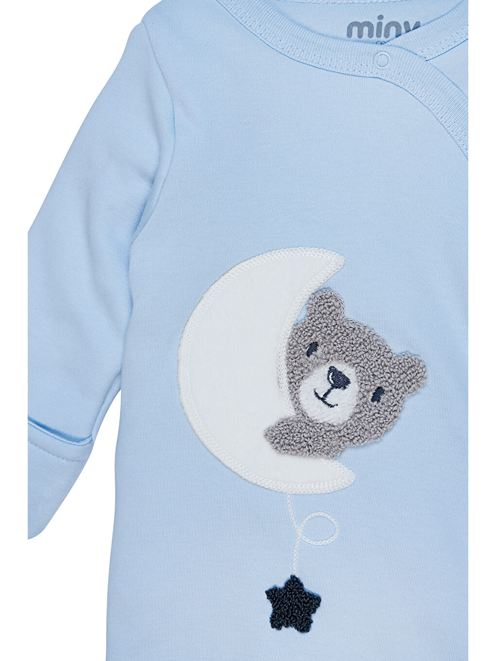 Mavi Erkek Bebek Tulum-4