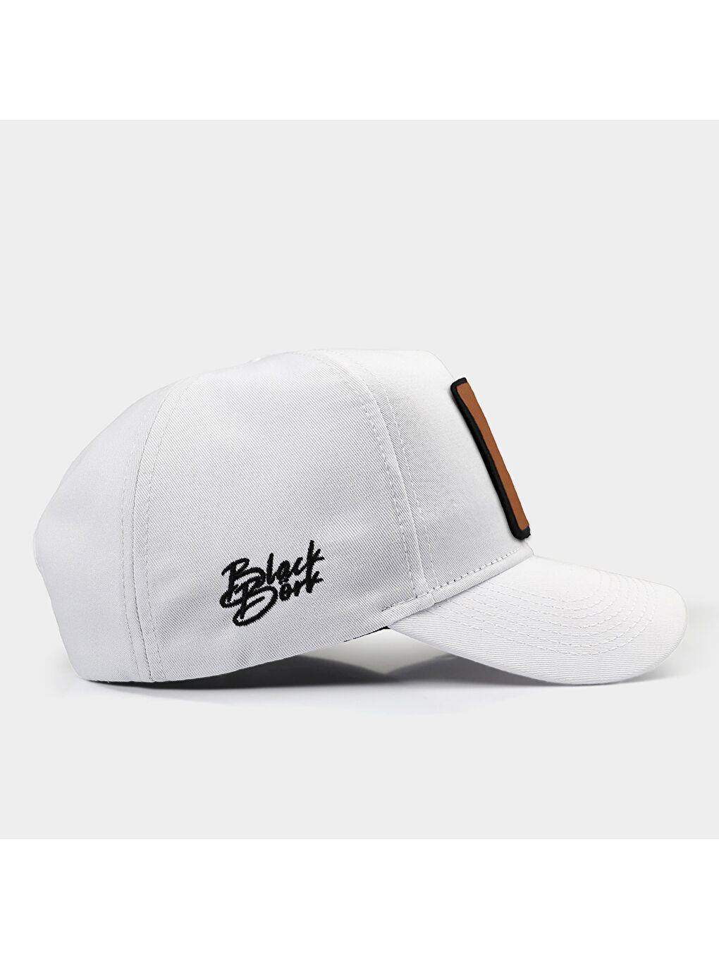 BlackBörk Gri V1 Baseball Wake Up - 2CS Kod Logolu Unisex Beyaz Şapka (Cap) - 1