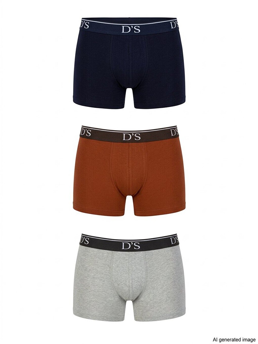Siyah Trendy Erkek 3'lü Boxer