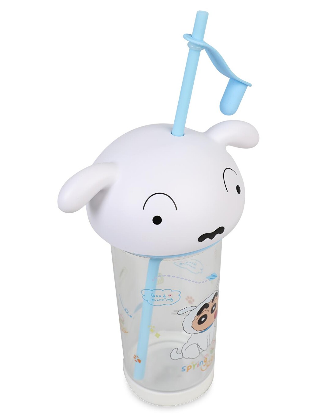 Crayon Shinchan Pipetli Matara 500 Ml - Beyaz-3