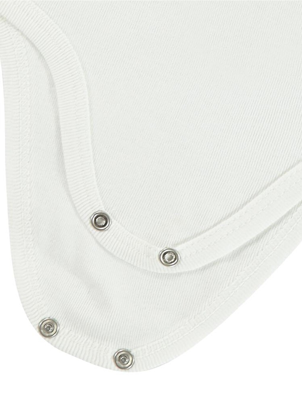 Baby 5 Li Düz Basic Sıfır Kol Çıtçıtlı Badi - Ekru 1-3 Ay-3