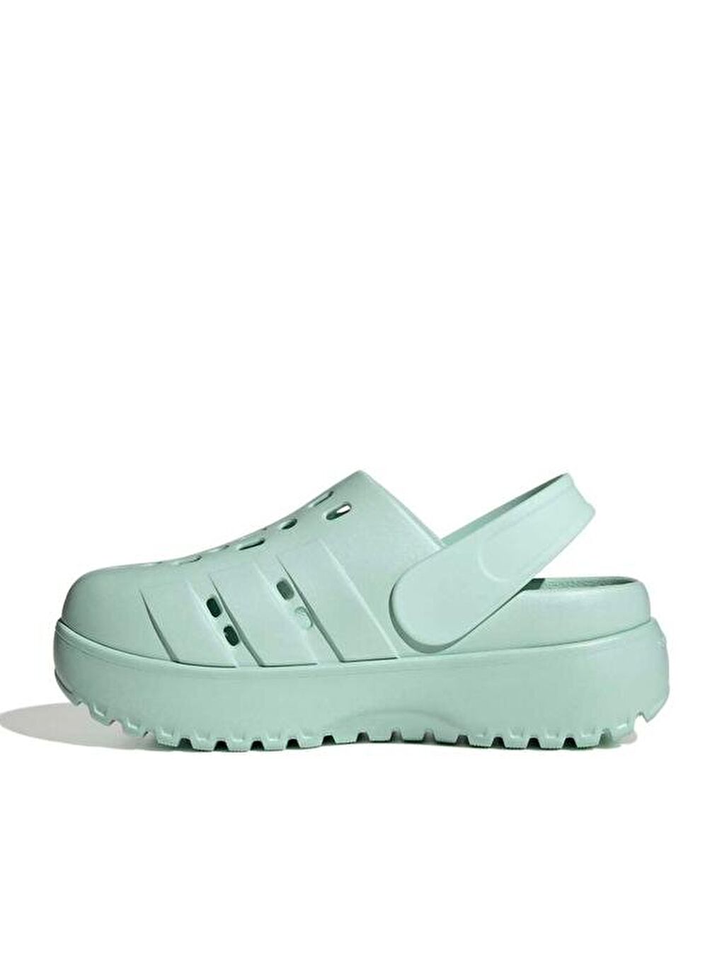 Adilette Platform Clogs Kadın Turkuaz Terlik-4