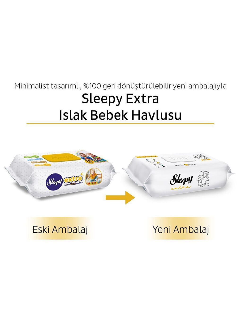 Sleepy Beyaz Extra Islak Bebek Havlusu 24x90 (2160 Yaprak) - 6