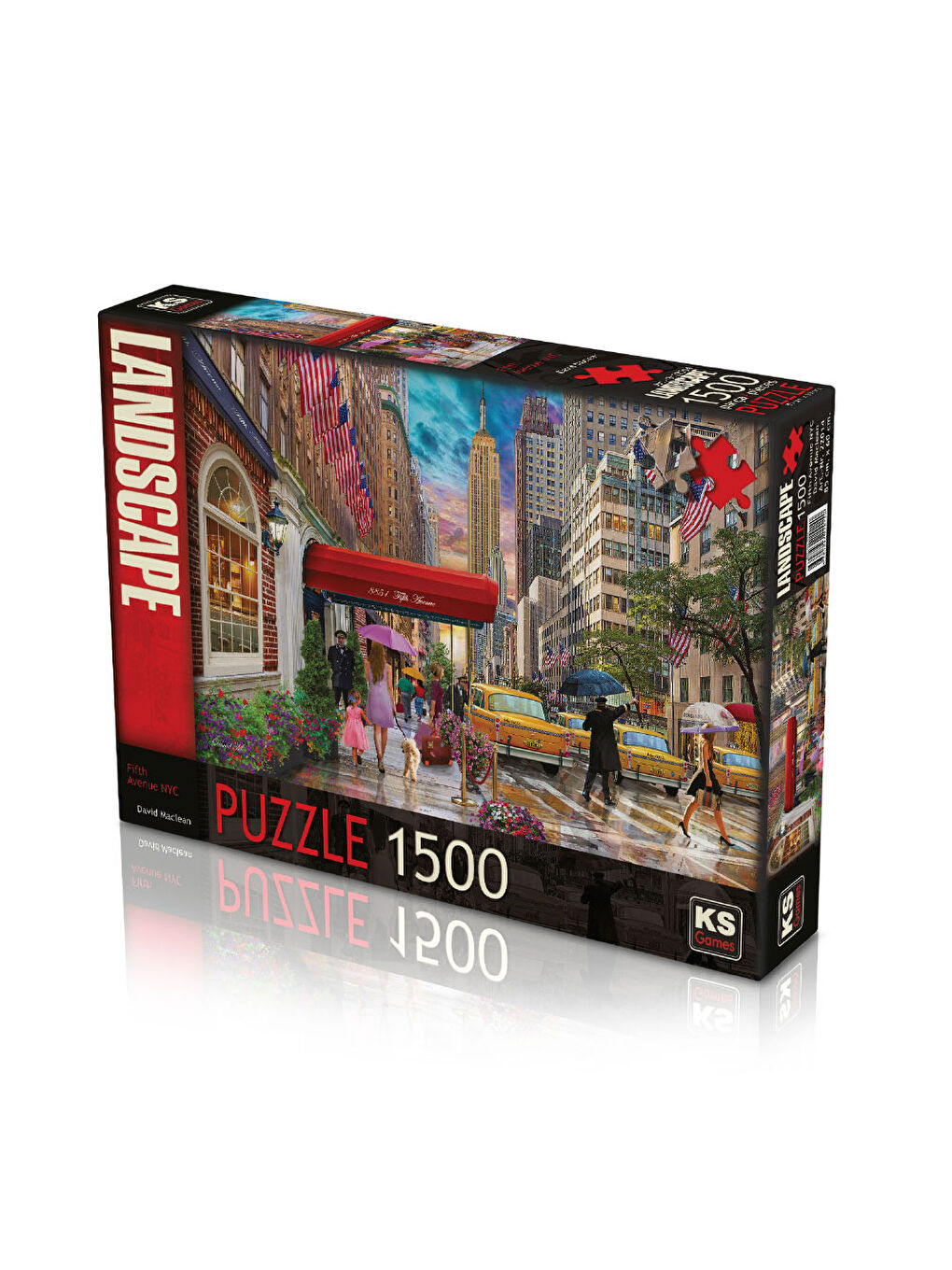 KS GAMES Renksiz Puzzle 1500 Parça Fifty Avenue Nyc 22014