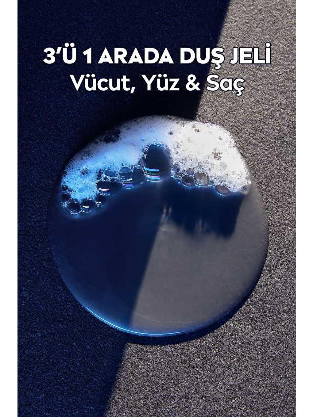 NIVEA Şeffaf Erkek Deep Extreme Duş Jeli 500ml, 3'ü 1 Arada Komple Bakım, Vücut, Saç ve Yüz Için, Ferahlık - 4