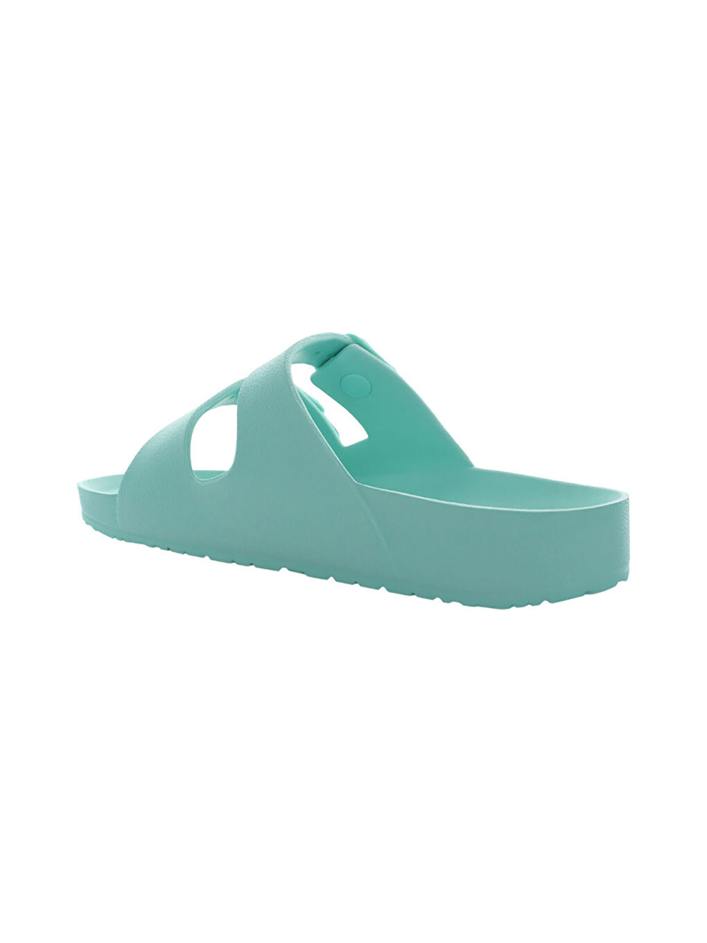 2 BELTS SANDAL Yeşil Kadın Rahat Terlik-2