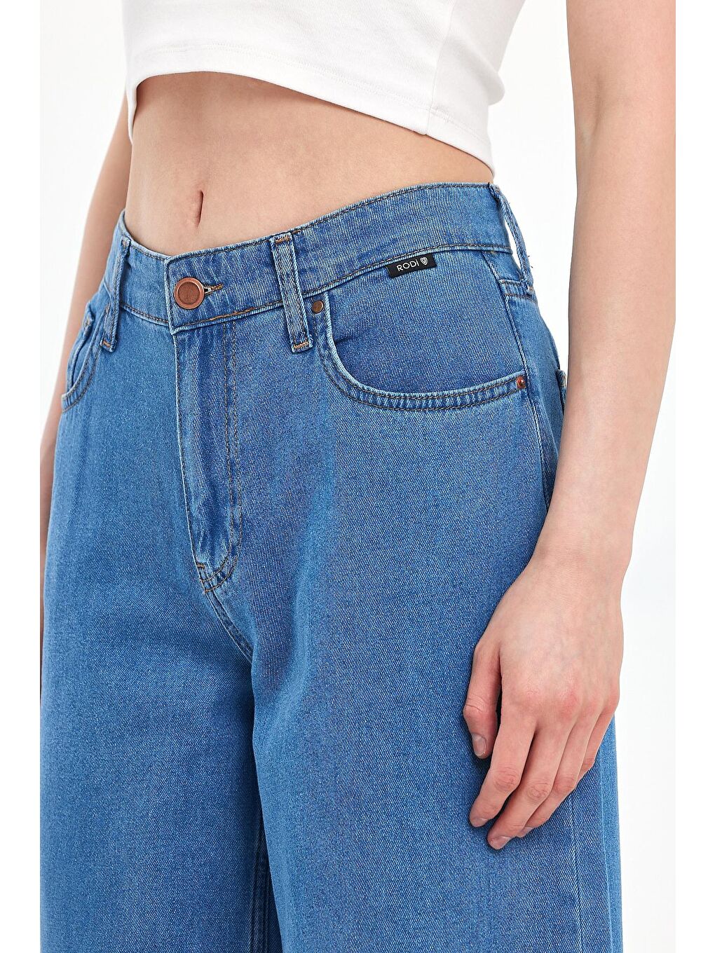 Rodi Mavi Carmen 011 Baggy Fıt Denim Pantolon 0917 - 2