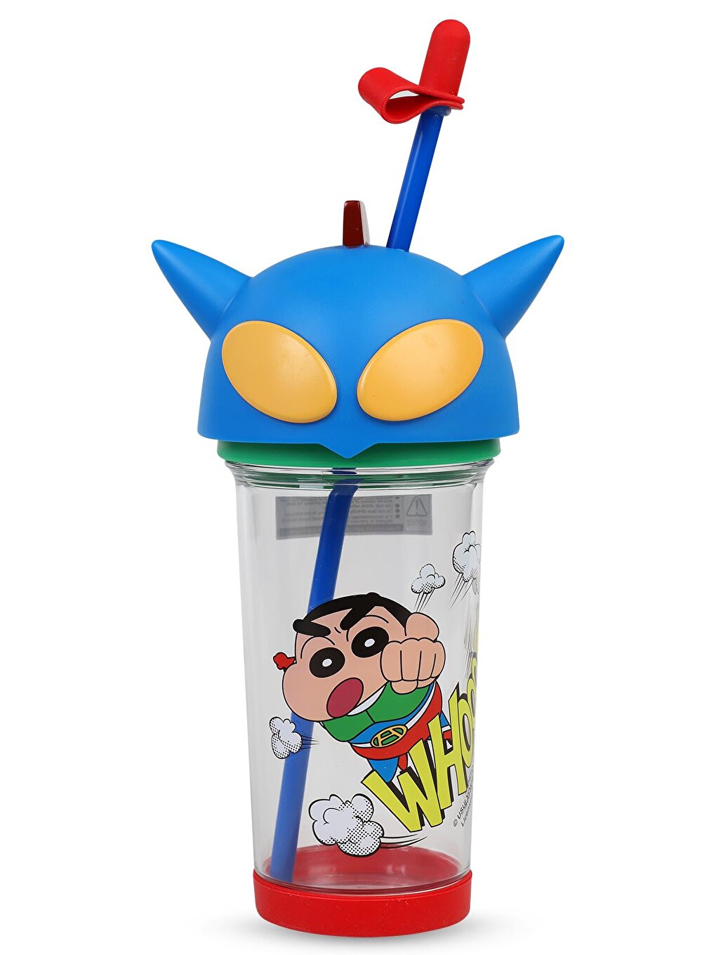 Crayon Shinchan Pipetli Matara 500 Ml - Mavi