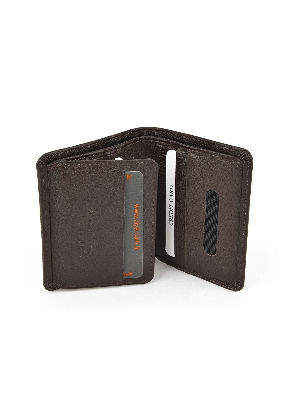 Kahverengi Erkek Hakiki Deri Cüzdan 1519841ZD04 Kahve-1