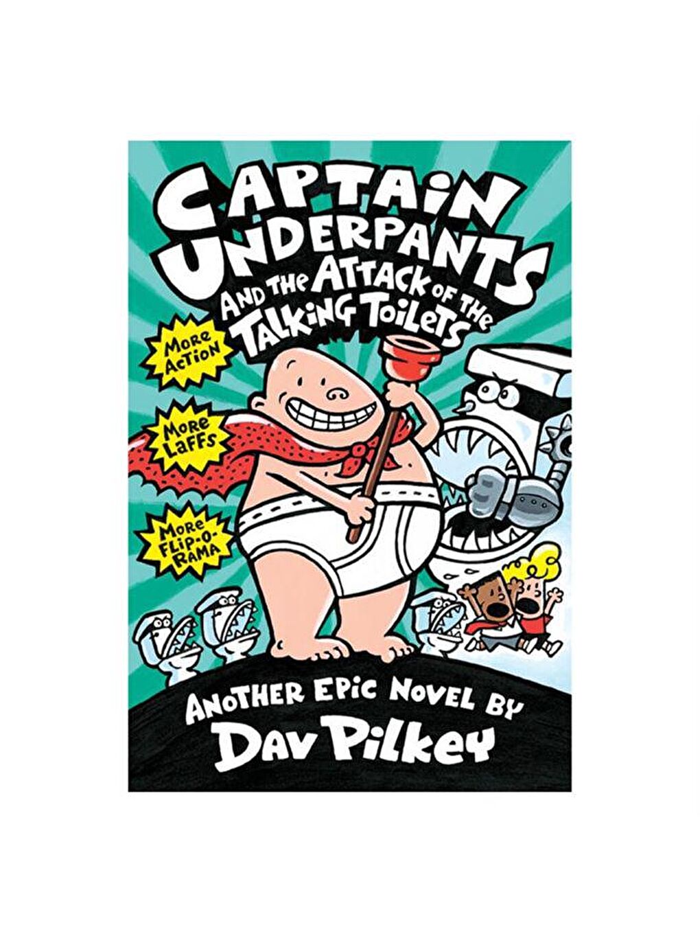 Scholastic Karışık Captain Underpants: Captain Underpants and The Attack of The Talking Toilets #2