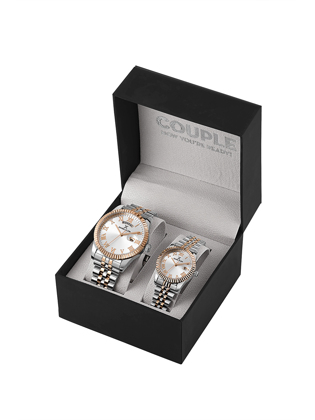 Gri DKE.1.10817-9 Pair Kadın Kol Saati