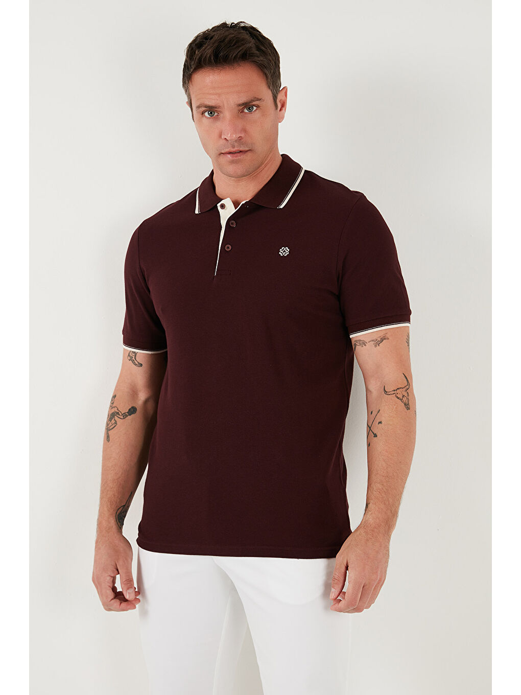 Mavi Pamuklu Regular Fit 3'lü Paket Polo Yaka Tişört 59029641827S3-2