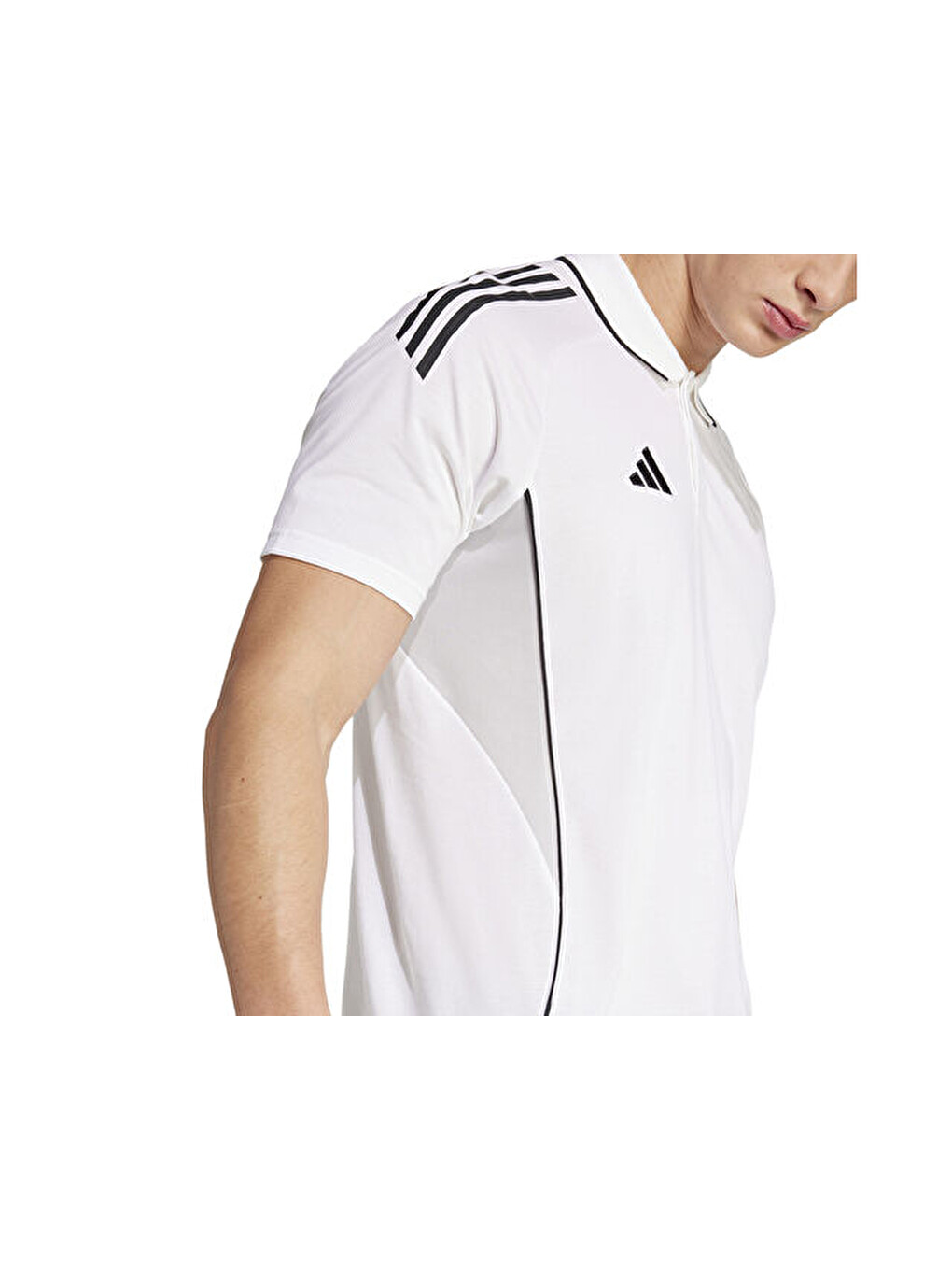 Tiro25c Erkek Futbol Polo Yaka Tişört Jy1807 Beyaz-4