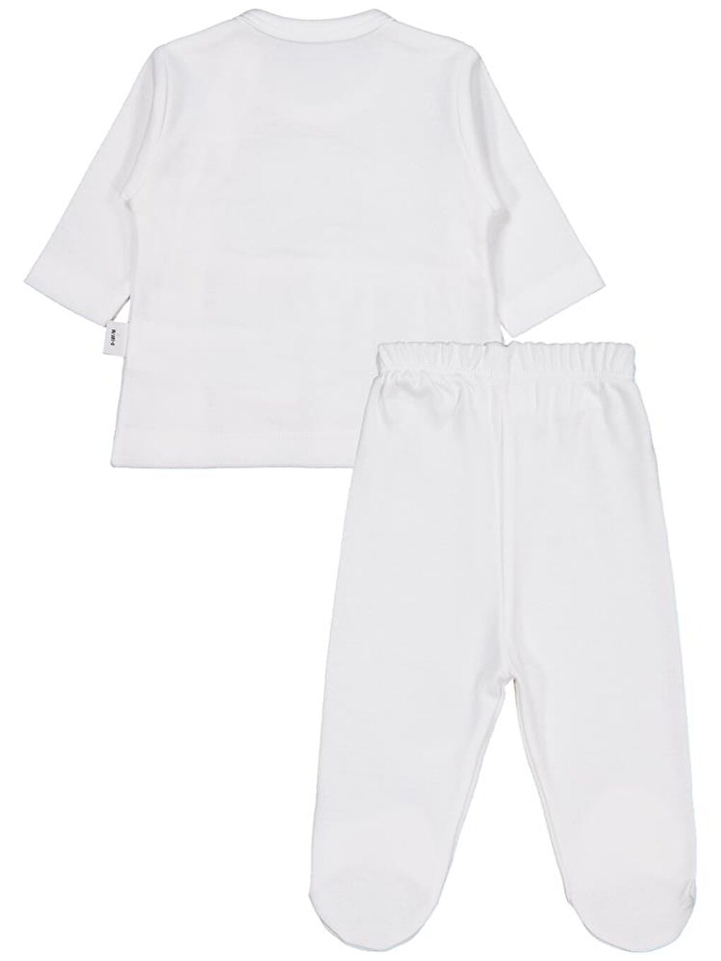 Baby Fırfır Tüllü Zıbın Takımları - Ekru 0-1 Ay-1