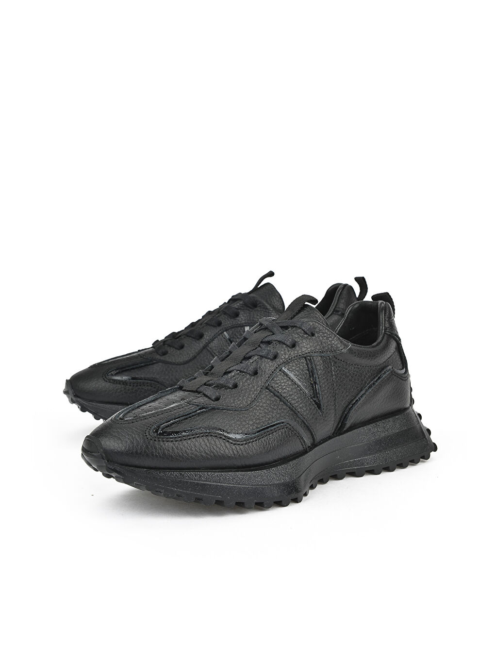 Kadın Hakiki Deri Sneaker 1431000Z4660 Siyah