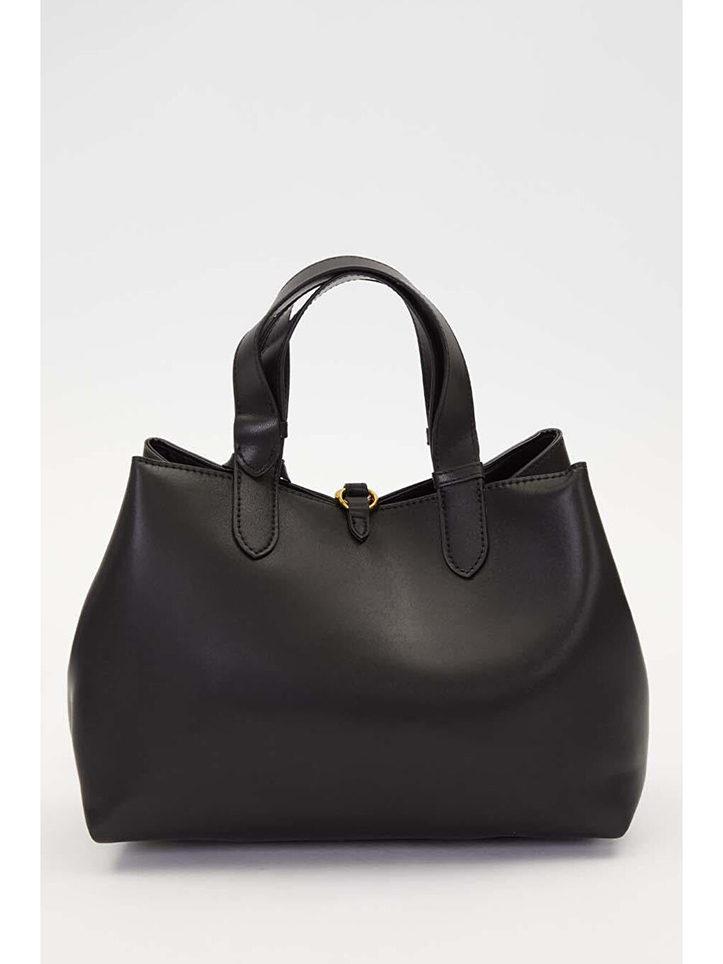 Premium İnce Askılı Cüzdan Detay Orta Boy Çanta 930307 Siyah-2