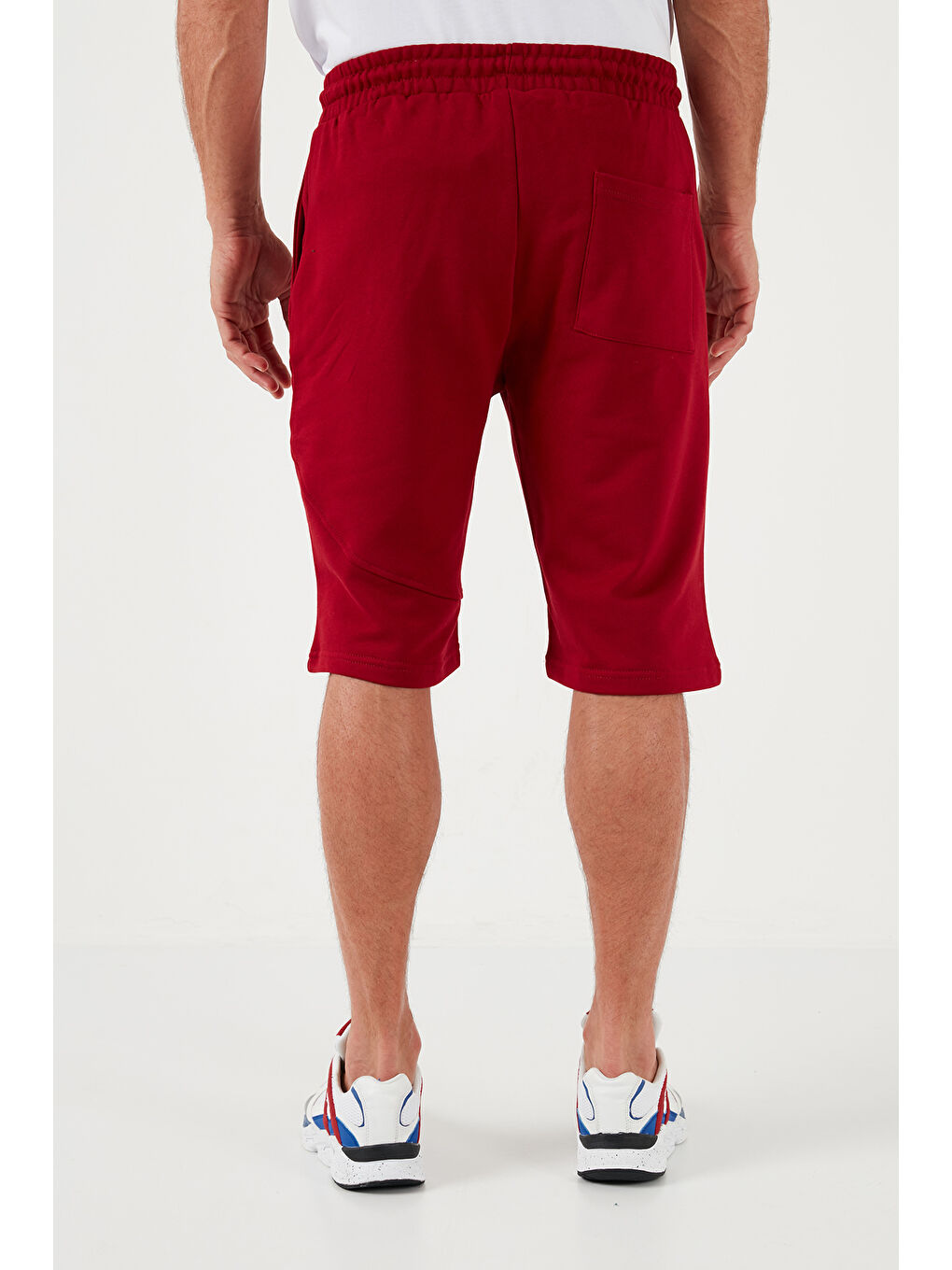 Gri Pamuklu Regular Fit Normal Bel Cepli 2'li Paket Şort 590804142S2-4