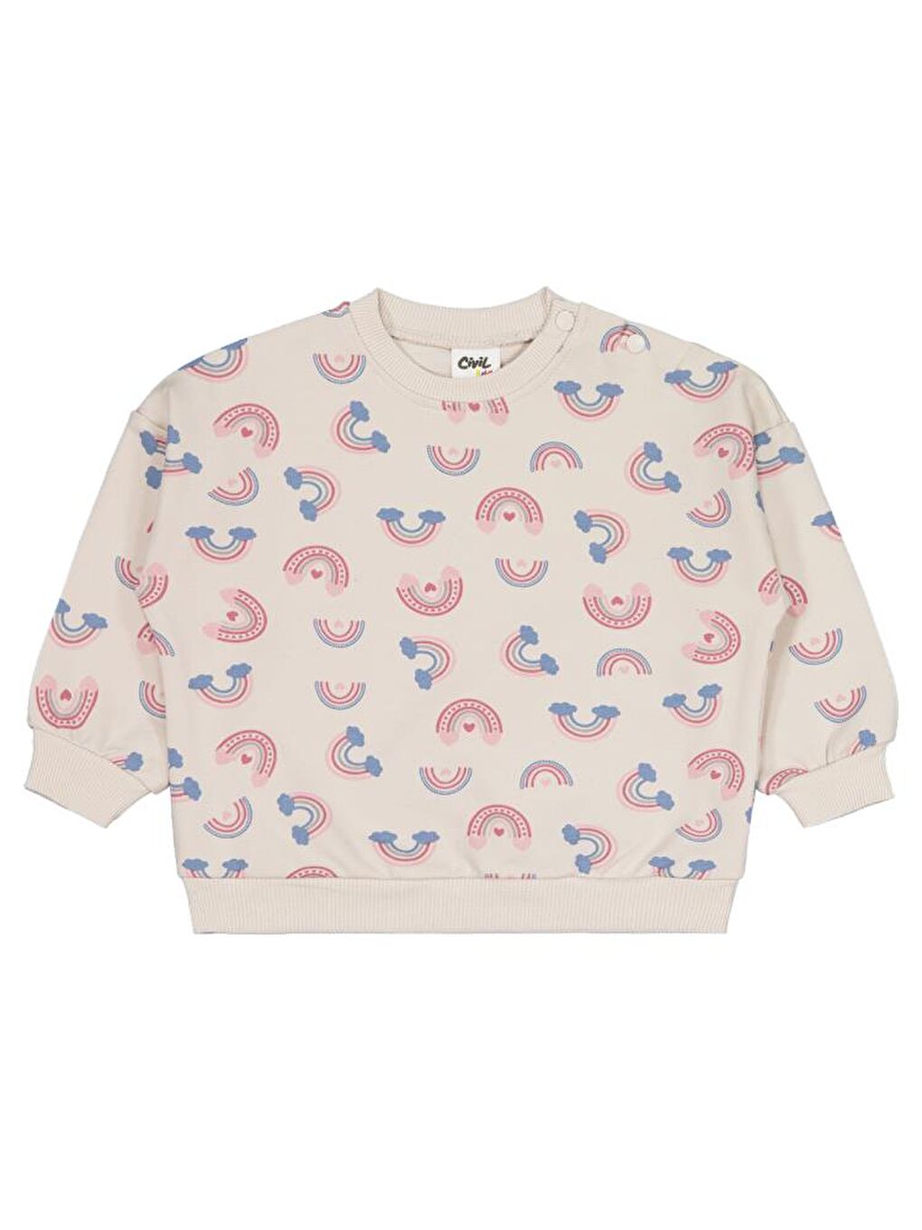 Bej Baby Empirme 6-18 Ay Sweatshirt-1