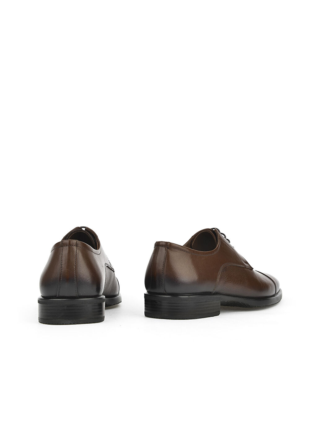 Kahverengi Erkek Hakiki Deri Ayakkabı 153745Z8009 Kahve-2