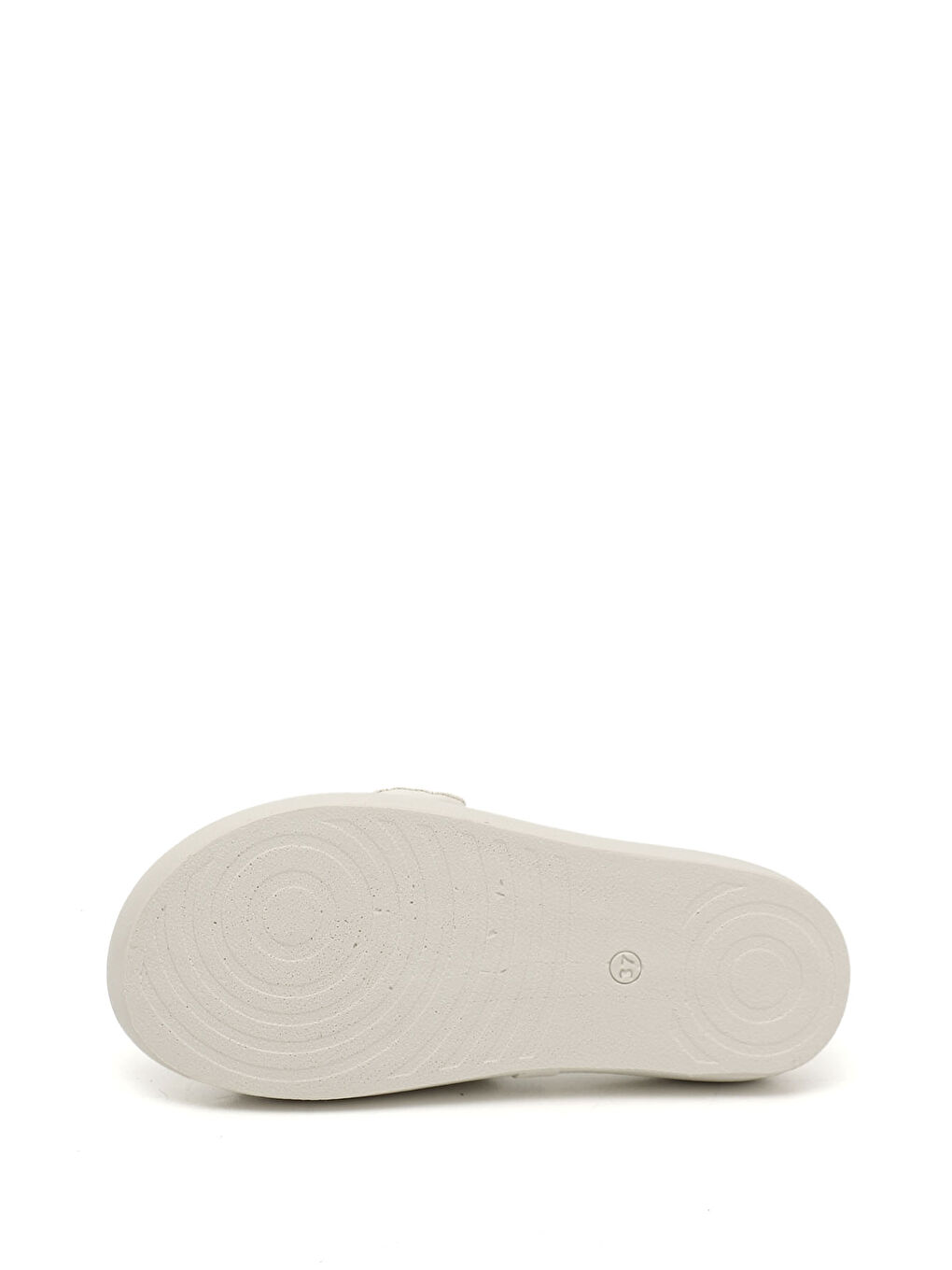 Bej Kadın BEJ-CAMEL Scuba Kumaş Taşlı Tokalı Comfort Terlik-3