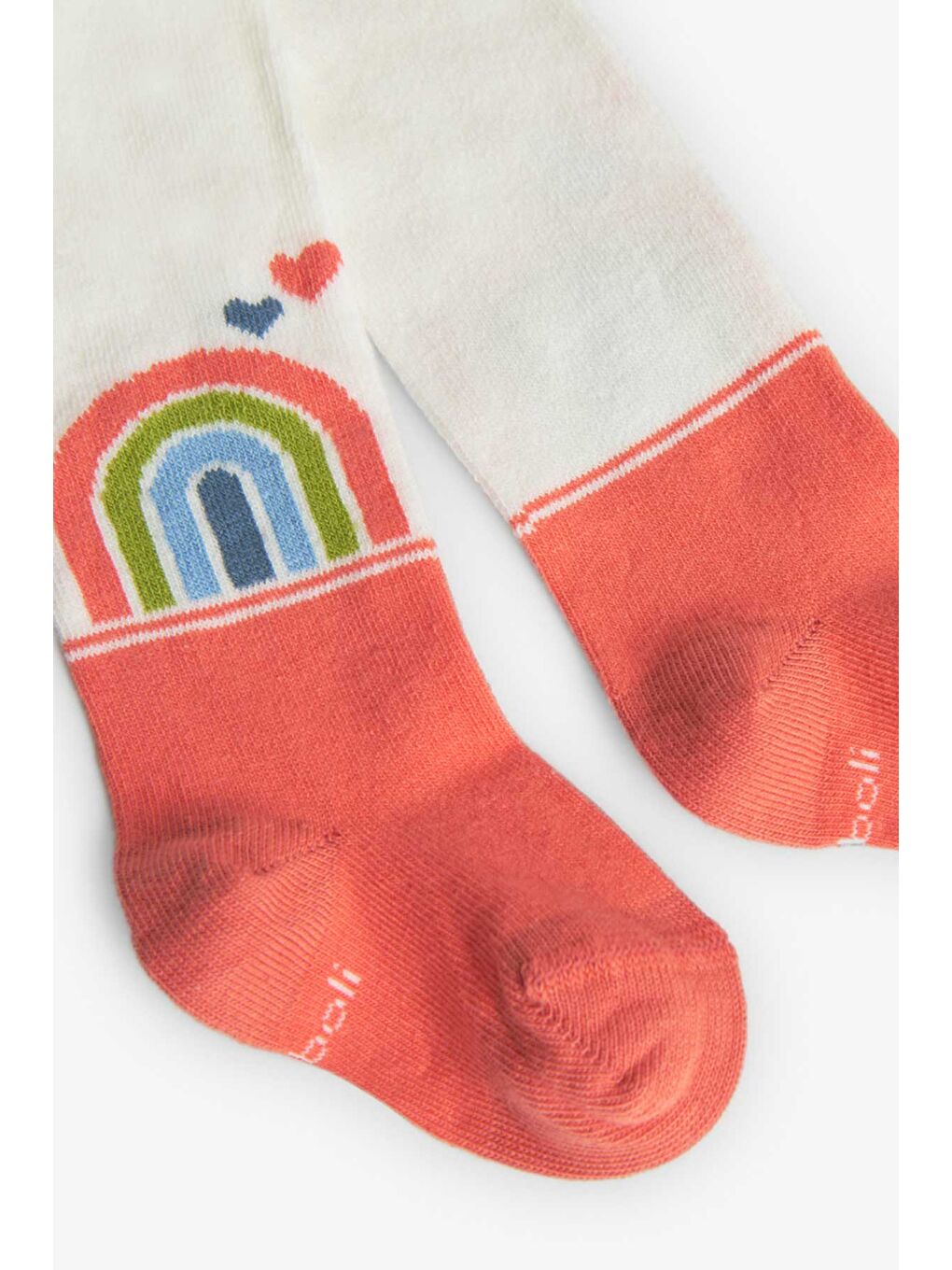 Beyaz Kız Bebek Külotlu Çorap-1