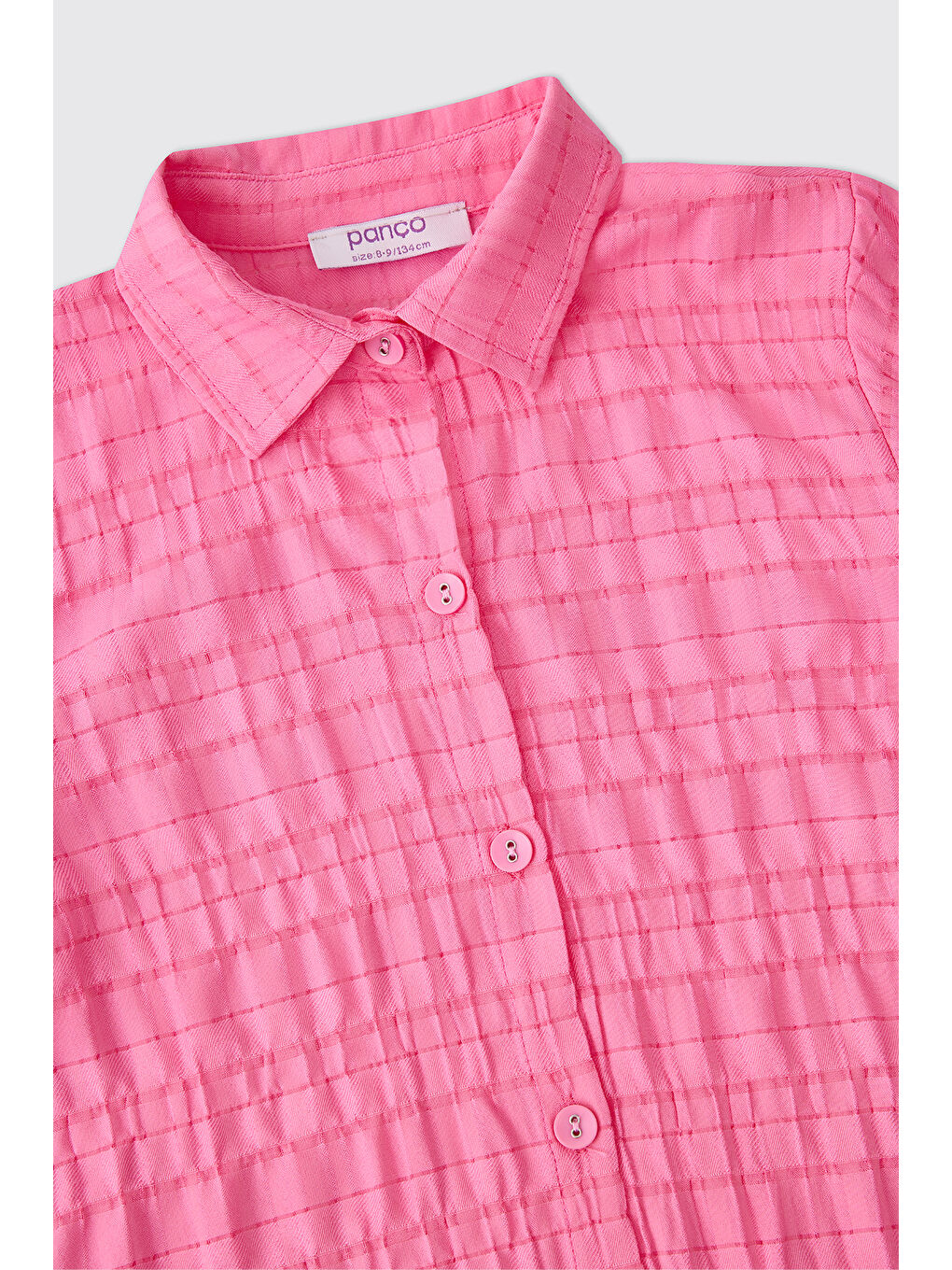 Kız Çocuk Pembe Gömlek-2