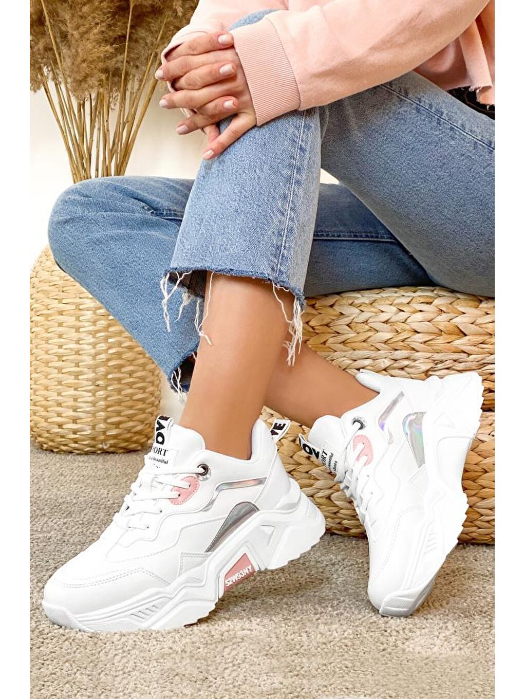 Beyaz DS.PMD239K2110 Sneaker 2025 Kadın-1