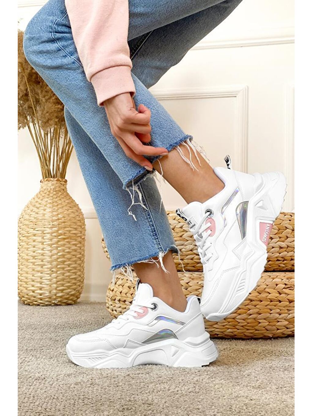 Beyaz DS.PMD239K2110 Sneaker 2025 Kadın-2