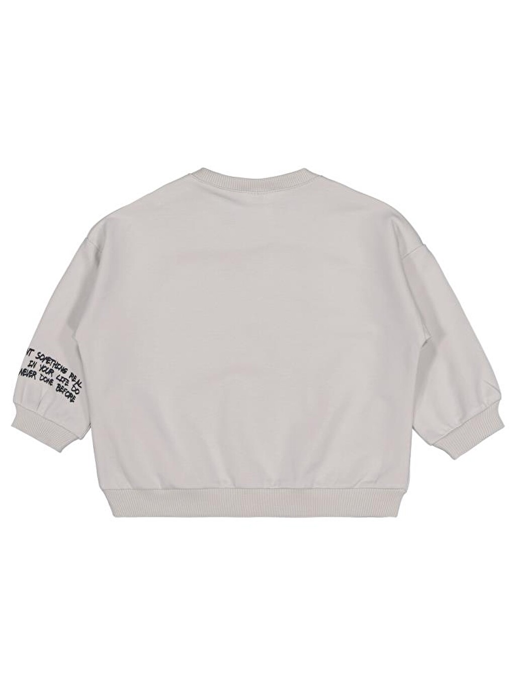 Bej Baby Graffiti Baskılı 6-18 Ay Sweatshirt-2