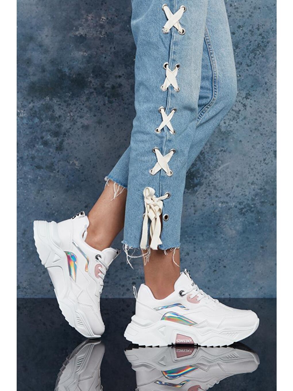 Beyaz DS.PMD239K2110 Sneaker 2025 Kadın-5