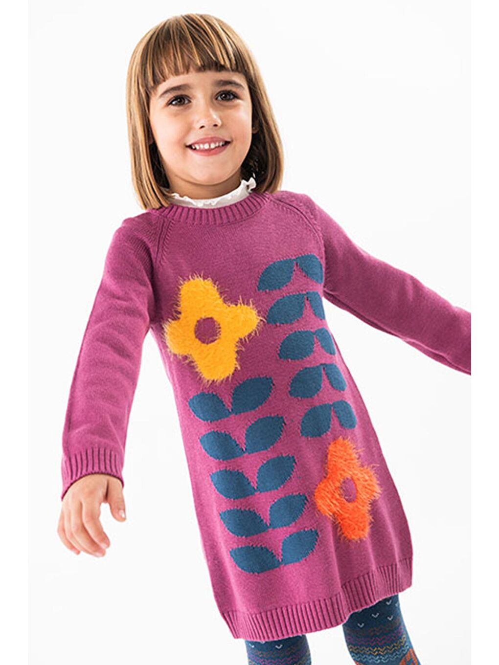 Karışık Kız Çocuk Elbise-1