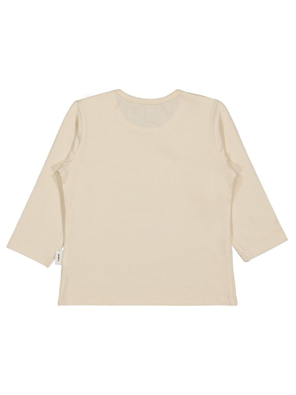 Bej Baby Yıldız Kalp Baskılı 6-18 Ay Sweatshirt-1