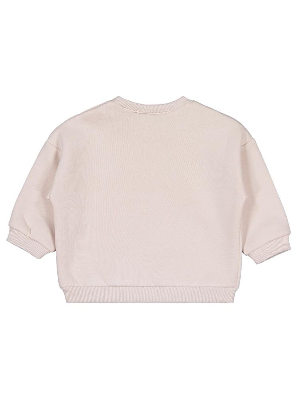 Bej Baby Ayıcık Baskılı Çizgili 6-18 Ay Sweatshirt-1
