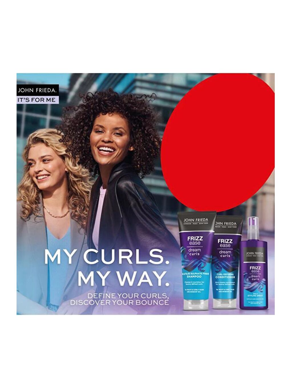 John Frieda Frizz Ease Kusursuz Bukleler İçin Saç Bakım Kremi - 2