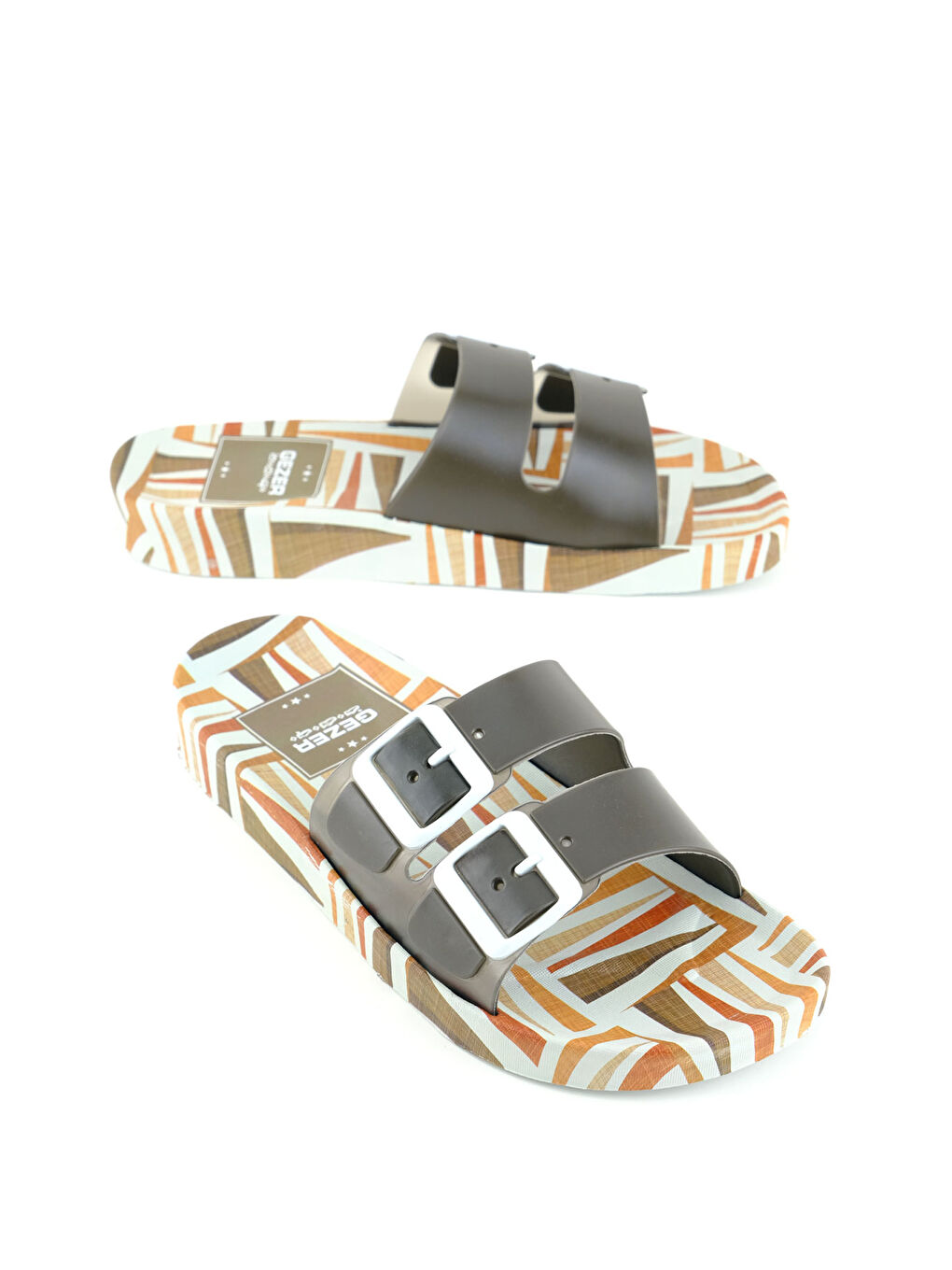 Haki Erkek Yazlık Rahat Taban Havuz Plaj Banyo Günlük Terlik