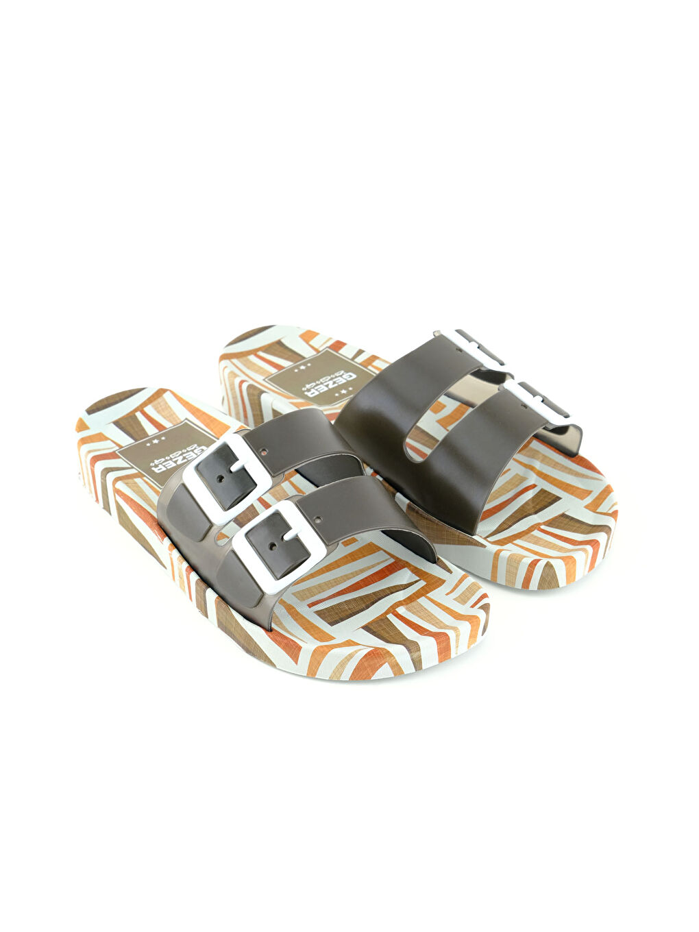 Haki Erkek Yazlık Rahat Taban Havuz Plaj Banyo Günlük Terlik-2