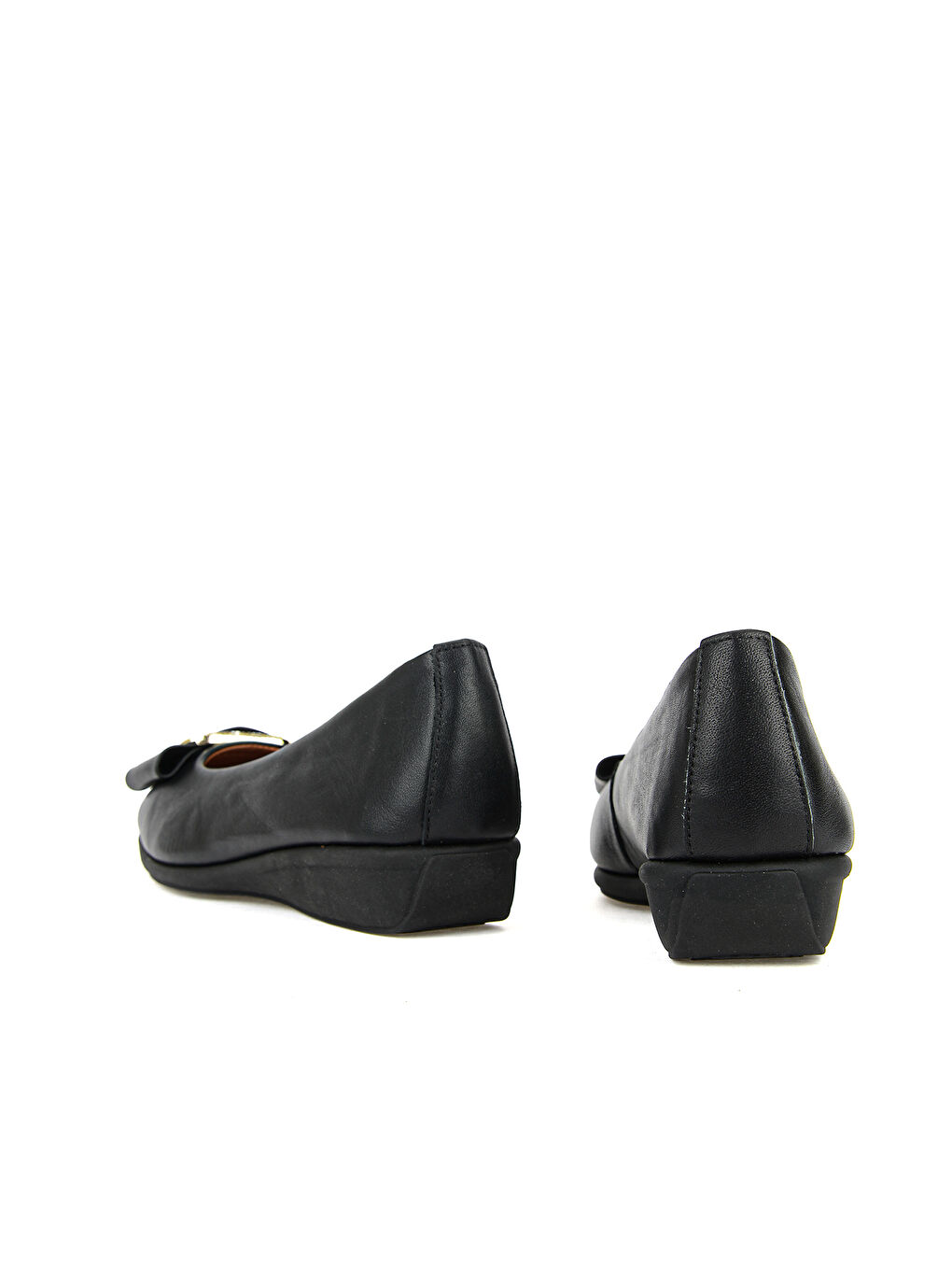 Kadın Hakiki Deri Konfor Babet 1611050Z2221 Siyah-2