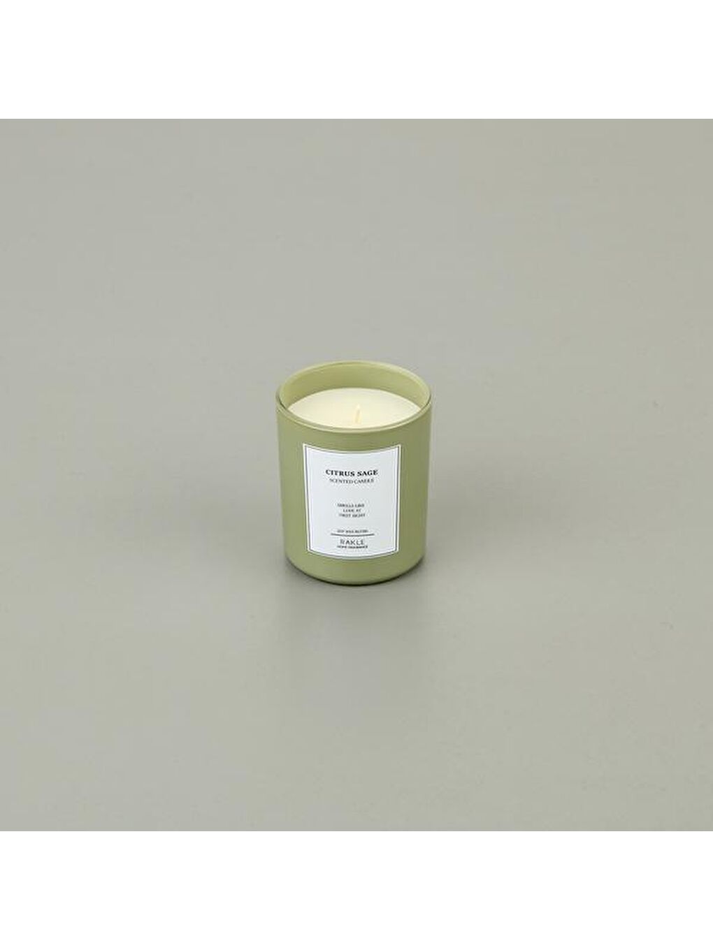 RAKLE Le Jardin Citrus Sage Kokulu Mum - Yeşil - 120 gr - 2