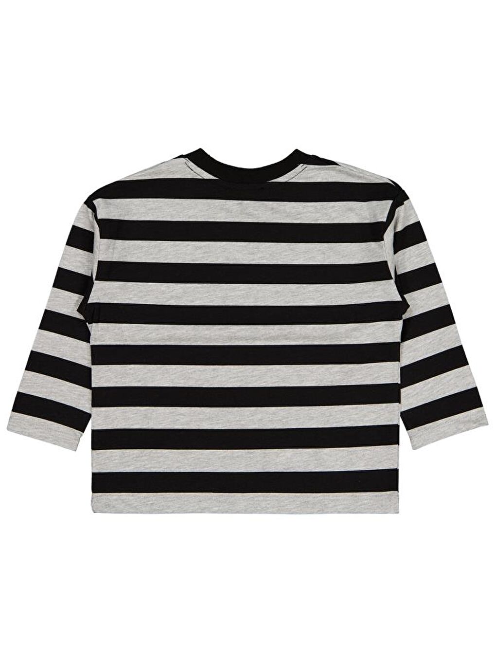 Gri Boys Skate Etiketli Çizgili 2-5 Yaş Sweatshirt