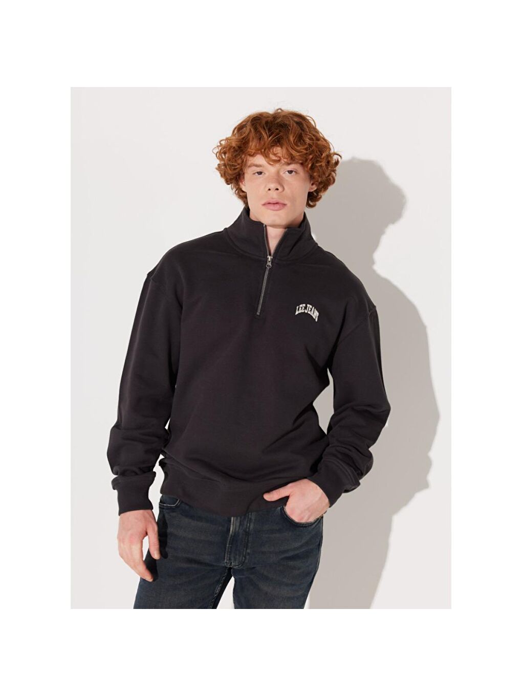 Erkek Siyah Sweatshirt-1