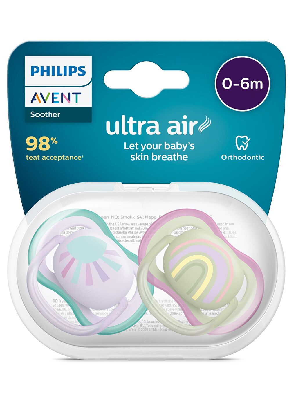 Philips Avent Renksiz SCF085/59 Ultra Air Emzik 0 - 6 Ay ( Kız )