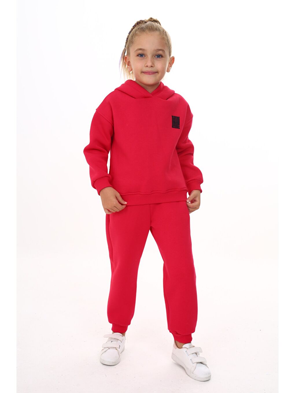 Fuşya Kız Çocuk Nakışlı Eşofman Takım-5