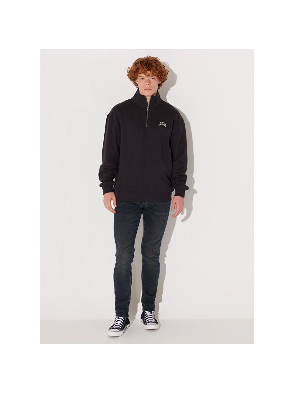 Erkek Siyah Sweatshirt-3