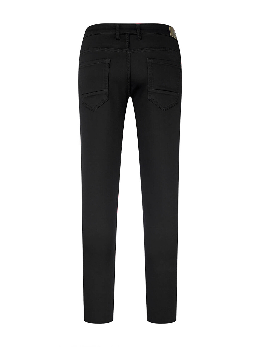 Siyah Slim Fit Pamuklu 5 Cep Kanvas Pantolon-2