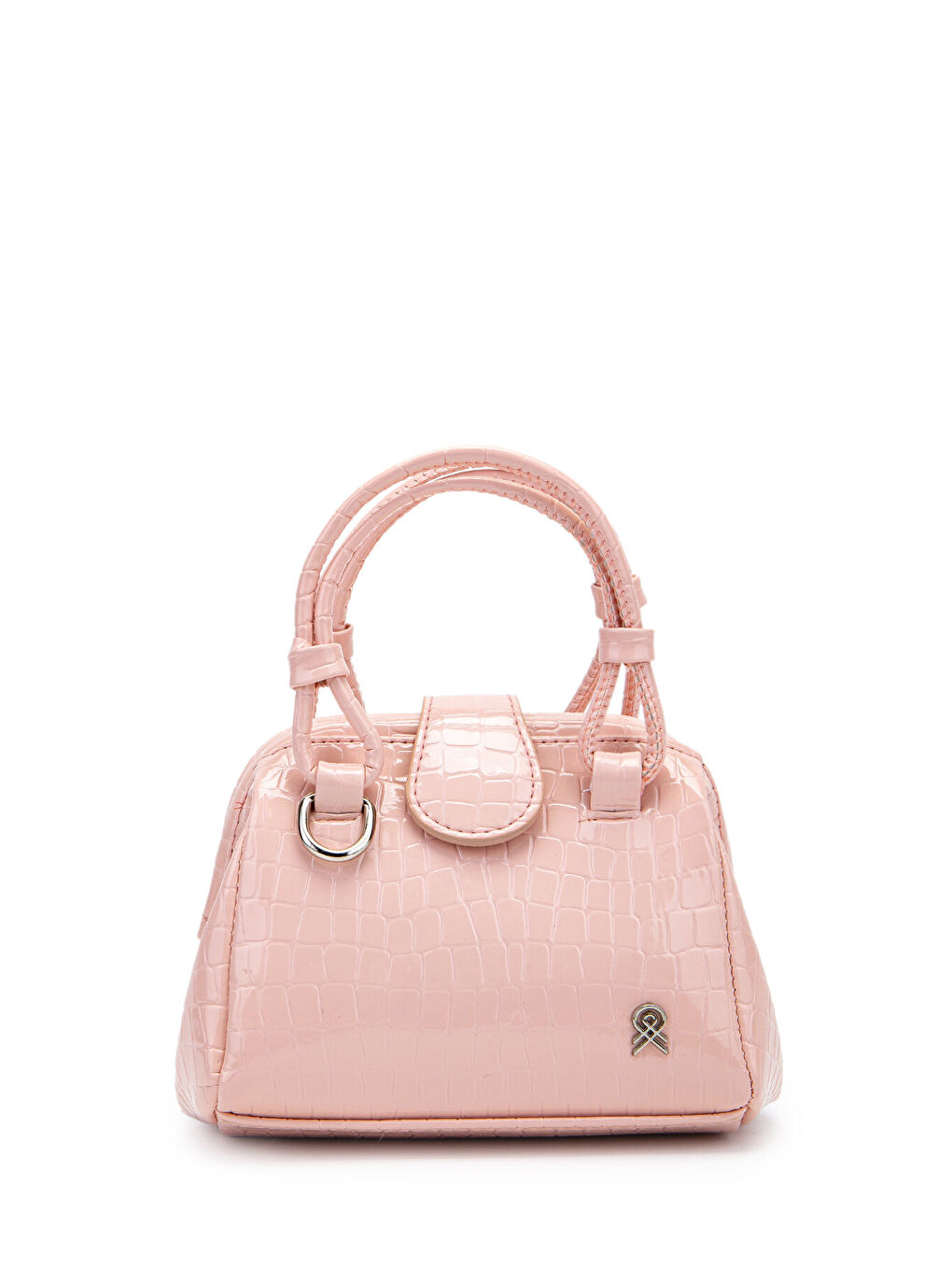 Pembe Mini Cluth Tokyo Kadın El Ve Çapraz Çanta Pudra