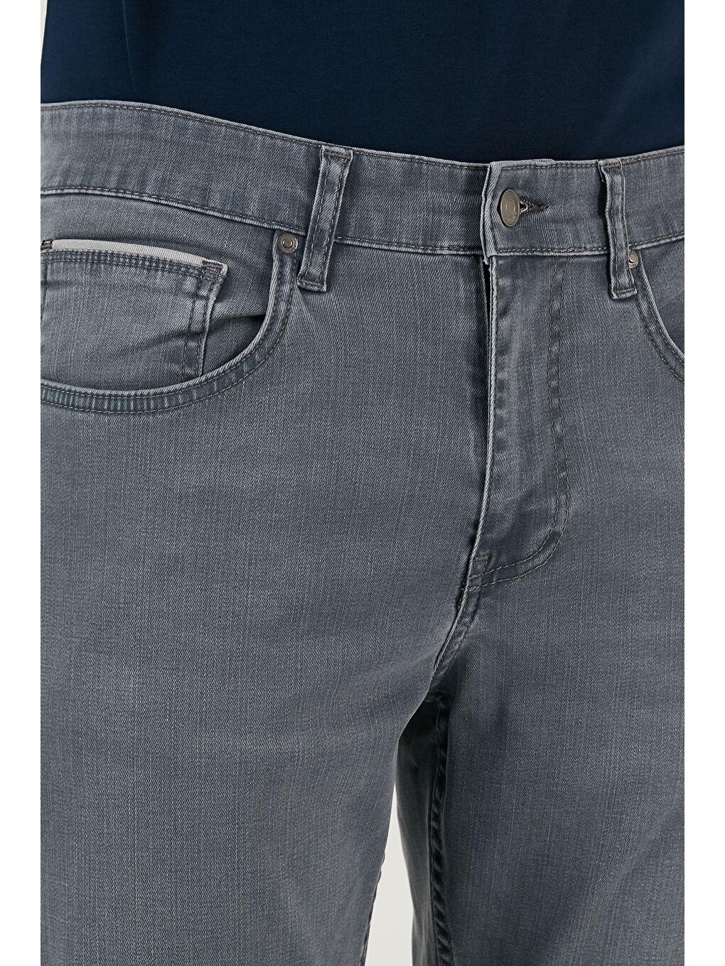 Mavi Pamuklu Yüksek Bel Comfort Fit Boru Paça Jeans 4411J79TEXAS-4