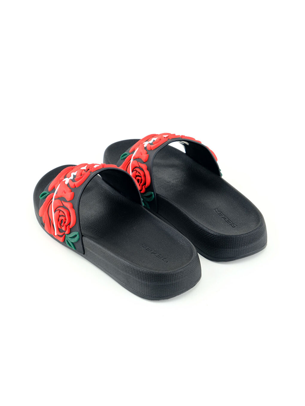 Kırmızı Kadın Yazlık Rahat Taban Ev Bahçe Günlük Terlik-3